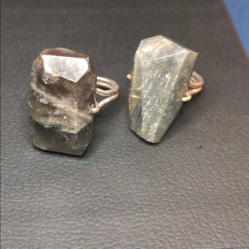 Labradorite Geode & Sterling Silver Rough … - Picture 4 of 6